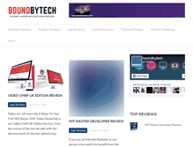 Tablet Screenshot of boundbytech.com